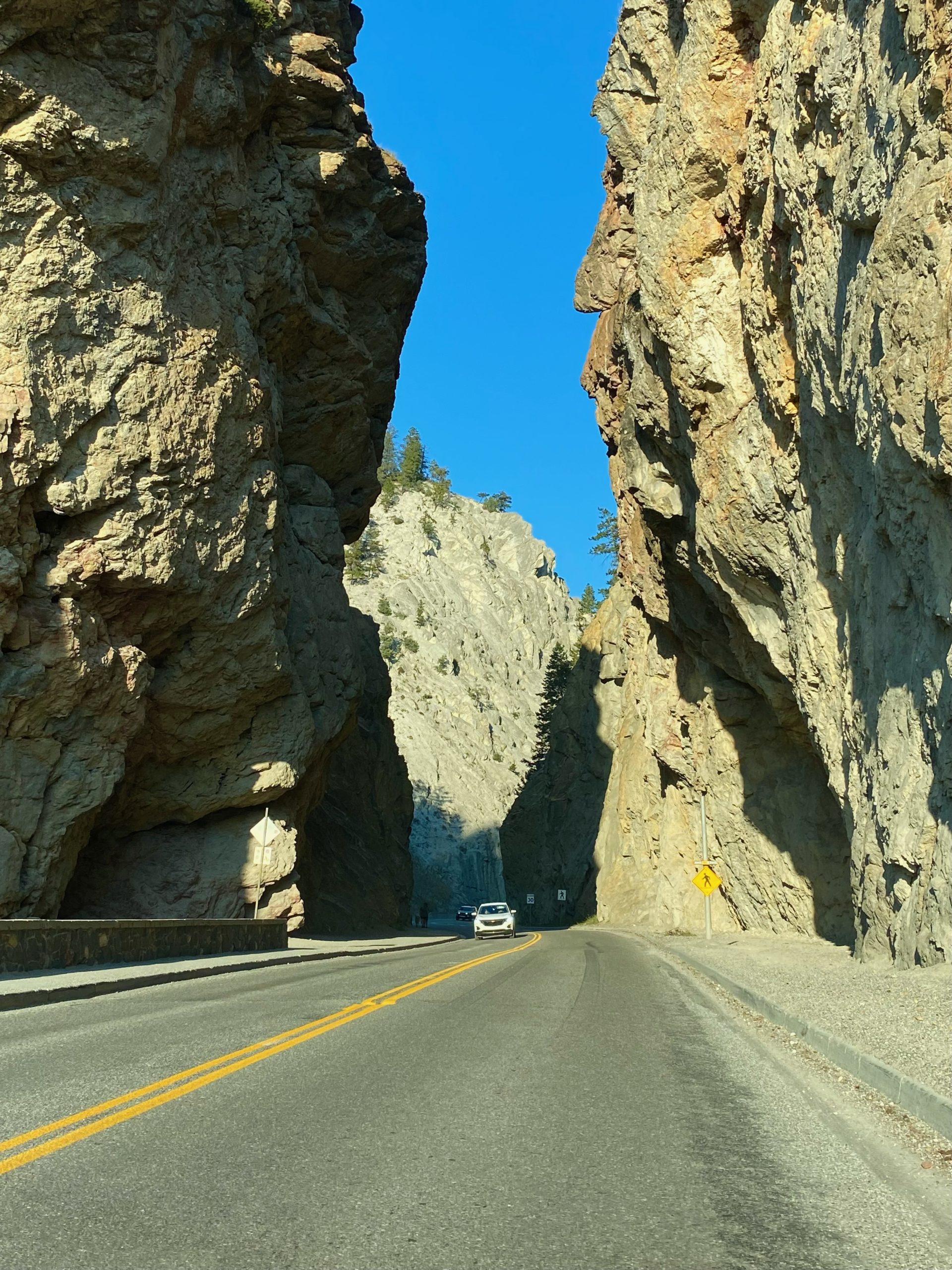 Entry into Radium Hot Springs