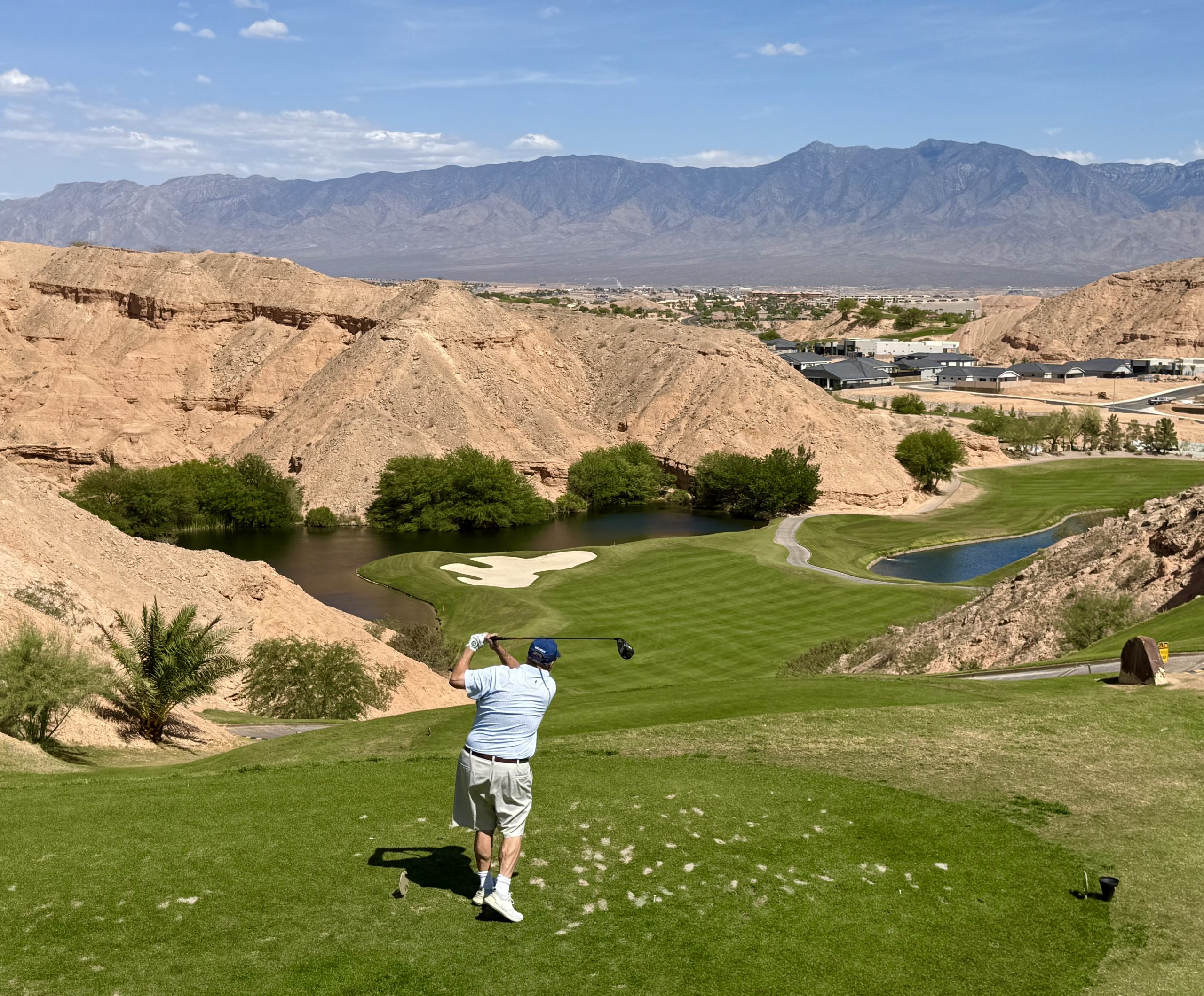 The signature 12th hole at Falcon Ridge